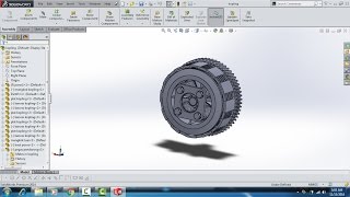 Tutorial Belajar Solidworks  Assembly clutch and exploded view animate collapse animate explode [upl. by Sterrett543]