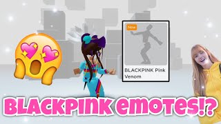 HOW TO GET THE NEW BLACKPINK EMOTES BE QUICK 🤩🖤💗 [upl. by Ayn699]