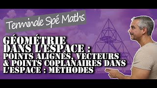 Géométrie dans lespace  Points alignés vecteurs et points coplanaires  Cours amp Méthodes [upl. by Denoting]