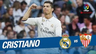 Golazo de Cristiano Ronaldo 31 Real Madrid vs Sevilla FC [upl. by Otrepur]