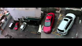 11A63 Dual Lens Car Video Camera Recorder F20 Video Sample by wansun [upl. by Ilonka501]