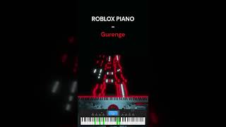 Gurenge  Demon Slayer OP 1 ROBLOX Piano shorts [upl. by Aneehsak769]