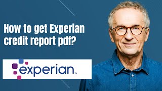 How to get Experian credit report pdf [upl. by Ennylhsa]