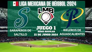 ¡EN VIVO Saraperos de Saltillo vs Diablos Rojos del México 6 de agosto 2023 [upl. by Adnot468]