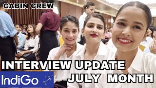 Interview Update 😯 July month Cabin Crew hiring Interview 🧐 Indigo Airlines Jobsindigocabincrew [upl. by Eilesor]