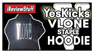 VLONE Reflective Staple Hoodie  YesKicks Review [upl. by Netnerb748]