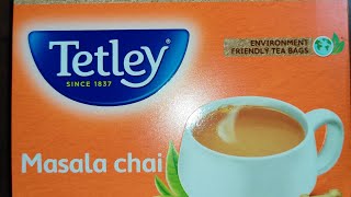 347 Tetley Masala Chai  Tea Bag  Tetley Tea Bags unboxing by Nirmala [upl. by Erehpotsirhc]