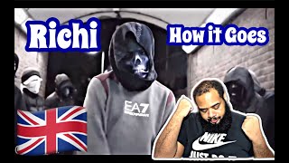 Richi MaliStrip  How It Goes Music Video  REACTION 🇬🇧 [upl. by Portland897]