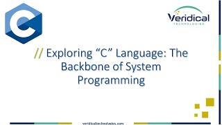 Exploring C Language The Backbone of System Programming Part 1  C Language  Programming coding [upl. by Karolina]