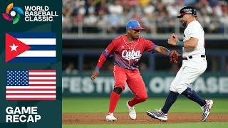 Cuba vs United States Game Highlights  2023 World Baseball Classic [upl. by Geier]