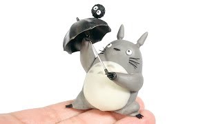 【樹脂粘土】傘回しするトトロ作ってみた  Polymer Clay Tutorial Totoro [upl. by Akerahs]