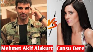 Mehmet Akif Àlakurt vs Cansu Dere Lifestyle Comparison 2024  Age biography weight Height etc [upl. by Anivlek]