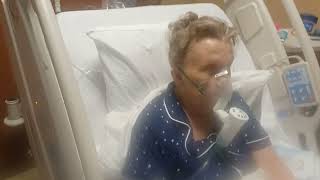 Example of an ALBUTEROL Breathing Treatment in a Hospital Room Application DEMONSTRATION [upl. by Dalury]