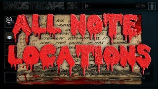 Ghostscape 3D All Note Locations [upl. by Gerianne588]