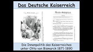 Innenpolitik des Deutschen Kaiserreiches unter Otto von Bismarck 18711890 Kulturkampf 12 [upl. by Copeland231]