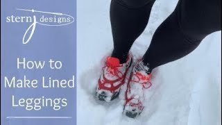 How to Make Lined Leggings [upl. by Alis]