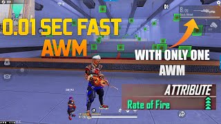 NEW Emote AWM Fastest Switching Trick With Only 1 AWM 2021  Like sanichargaming [upl. by Nnyleuqcaj]