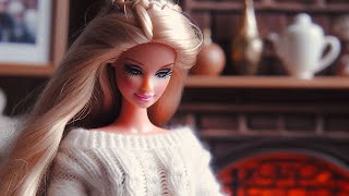 Sonbahar Modası Barbie Crop El Örgüsü Kazağı ve Eteğiyle 🍂🌺 Oyuncak Modası [upl. by Kip]