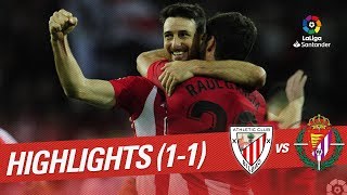 Highlights Athletic Club vs Real Valladolid 11 [upl. by Burkle]