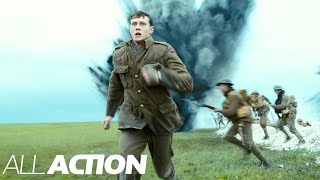 EPIC Battlefield Run Scene  1917  All Action [upl. by Maxa]