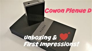 Unboxing amp First Impressions of Cowon Plenue D [upl. by Diraj]