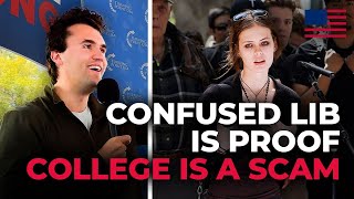 Girl Proves Exactly Why College is a Scam With AWFUL Take [upl. by Chariot787]