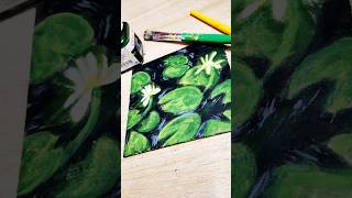 Water lily painting 🖌️🎨 [upl. by Daniela267]