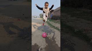 Water Balloon popping challenge shorts p2kipaathshala [upl. by Kery]