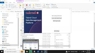 Talend Cloud setup Download Talend Studio [upl. by Robillard]