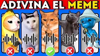 Adivina El Meme Por La Canción😀🎶Edición GATOS😺Gato Chipi Chipi😺Gato Banana😺Gato Pitufo💙😺Gato Mewing😺 [upl. by Sifan]