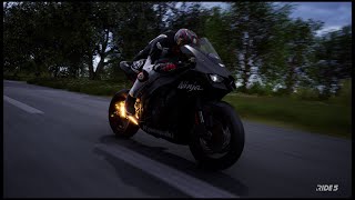 RIDE 5 Kawasaki Ninja ZX10RR 2021 4k Gameplay [upl. by Afatsom]