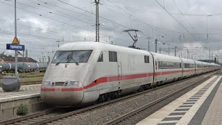 Treinen op station Ingolstadt Hbf  Zugverkehr in Ingolstadt Hbf [upl. by Rawna312]