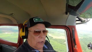 Spraying Fungicide On Corn amp Checking Crops In a Cessna Airplane Season 4 Episode15 [upl. by Anniken]