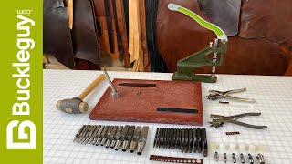 Comparison of Leather Hole Punch Tools amp How to Use Them [upl. by Frans]