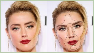 Is Amber Heard perfect golden ratio face [upl. by Zenda715]