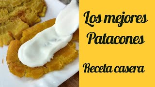 El secreto para unos patacones crocantes  Receta de Patacones colombianos [upl. by Norac]