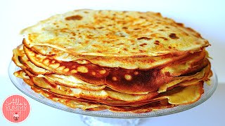 How to Make Blini  Russian Pancakes Recipe  Как сделать Блины [upl. by Nauqet729]