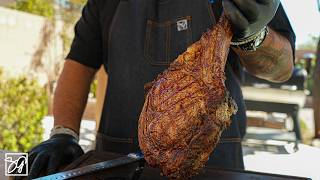 Secrets of Smoking a PERFECT Tomahawk Steak [upl. by Maxey]