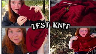 can I finish splitting for sleeves before the end of the day On the Double Raglan Test Knit [upl. by Snebur]