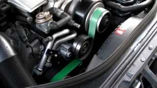 Mercedes E55 AMG 83mm Supercharger Pulley  Revving and Whistling [upl. by Cindie]