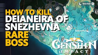 Deianeira of Snezhevna Genshin Impact Rare Boss Fight [upl. by Durante]