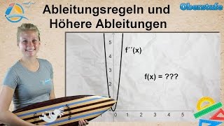 Ableitungsregeln und Höhere Ableitungen  Oberstufe ★ Übung 3 [upl. by Pacificia]