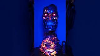 T800 life size mask PureArts shorts terminator t800 endoskeleton [upl. by Htebharas535]