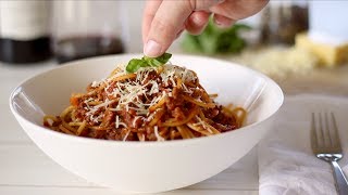 Spaghetti Bolognese Recipe [upl. by Ydrah]