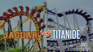 TITANIDE TERRA MITICA VS JAGUAR ISLA MAGICA [upl. by Alejandra]