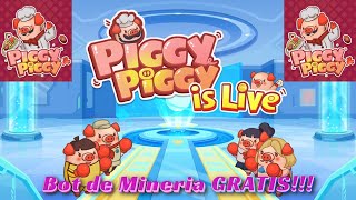 PIGGY Bot de Mineria de Telegram solo click en Iniciar Mineria el 12 de Noviembre Aprovechala Gratis [upl. by Cavuoto215]