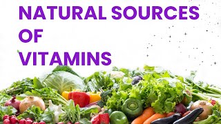 natural sources of vitamins Healthandfit753 [upl. by Orestes]