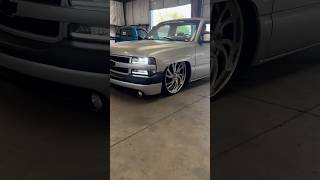 NBS Chevy Silverado Dropped On 26s [upl. by Ahsataj]