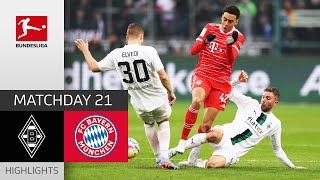 5GoalSpectacle  Borussia Mgladbach  Bayern München 32  Highlights  MD 21 – Bundesliga 2223 [upl. by Nuahsyd]