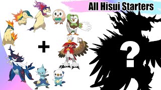 All Hisui Starters Evolution Pokémon Fusion  Drawing WORLD RECORDS  Max S [upl. by Tadio]